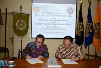 STTA TANDATANGANI MoU DENGAN UNIVERSITAS WIDYA MATARAM