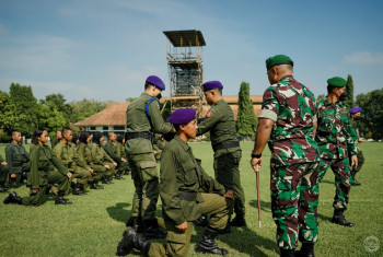 MENWA MANGGALA DIRGANTARA ITD ADISUTJIPTO IKUTI PENDIDIKAN DASAR CALON RESIMEN MAHASISWA MAHAKARTA SE-DIY