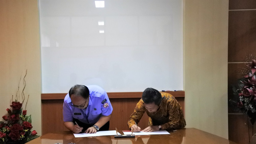 PENANDATANGAN MOU KERJASAMA STTA DENGAN UNIVERSITAS SANATA DHARMA
