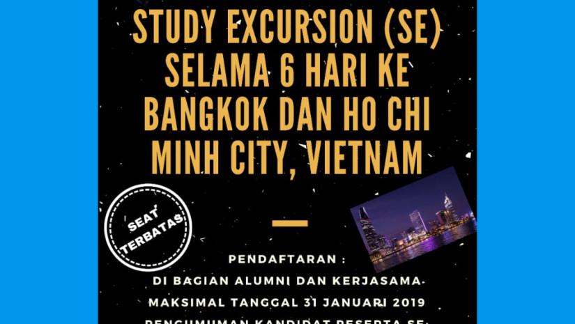 STUDY EXCURSION KE BANGKOK DAN HO CHI MINH CITY (VIETNAM)