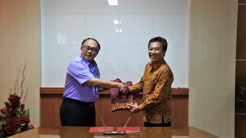 PENANDATANGAN MOU KERJASAMA STTA DENGAN UNIVERSITAS SANATA DHARMA